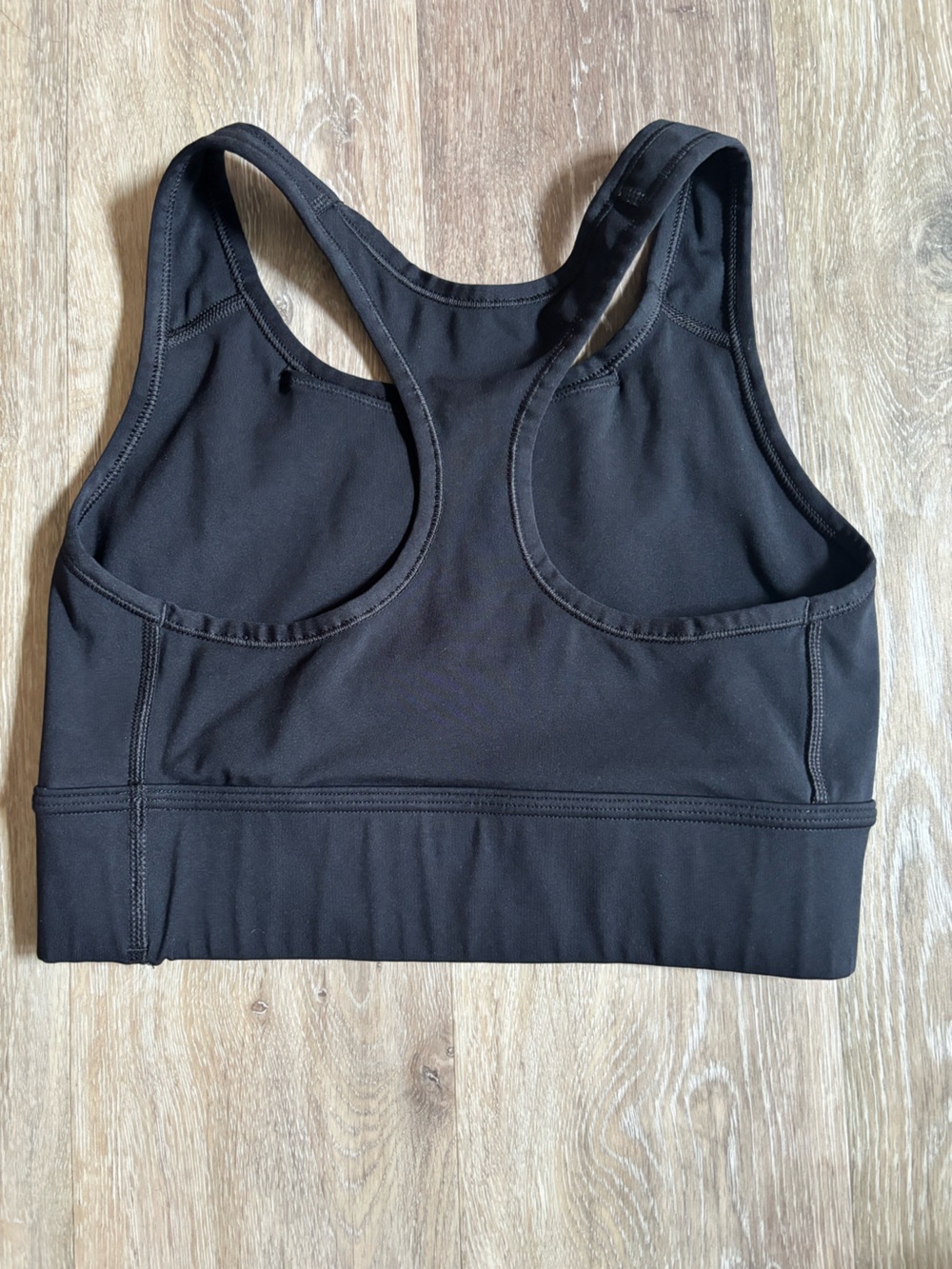 Nike Black Racerback Sports Bra Crop Top